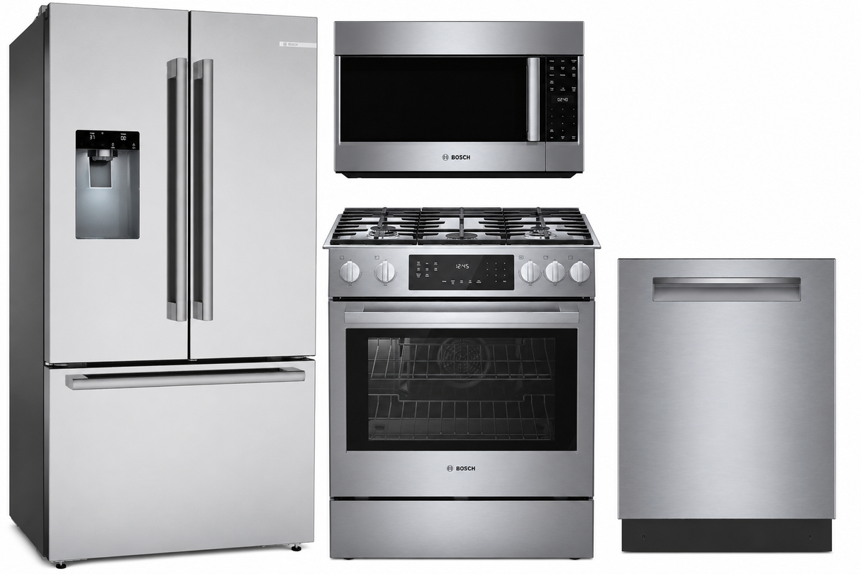 Bosch Kitchen Appliance Package in Stainless Steel