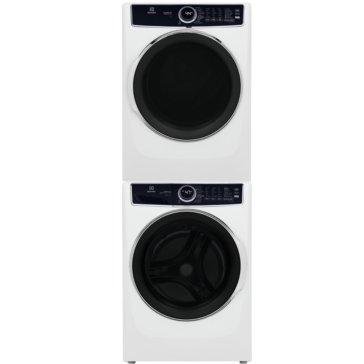 Electrolux Front Load Washer & Electric Dryer Set with Stacking Kit - White