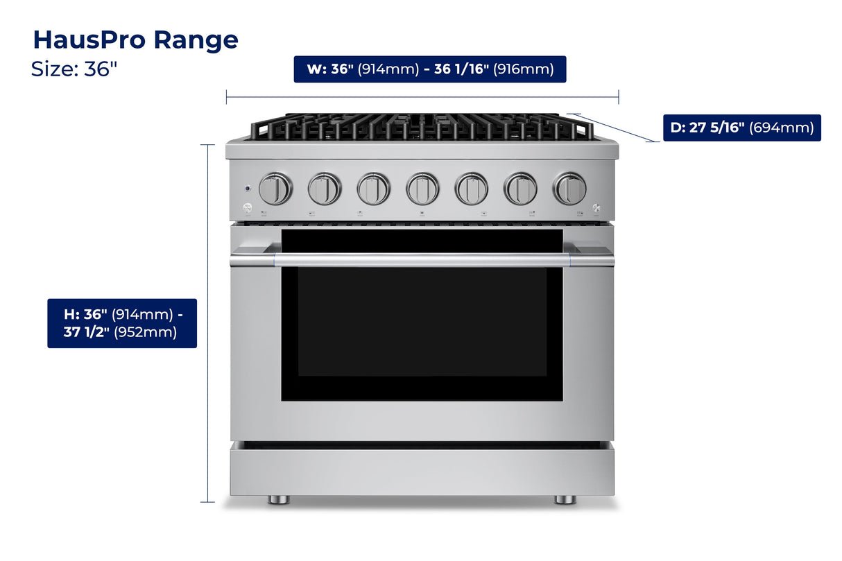 HausPro Range 36"