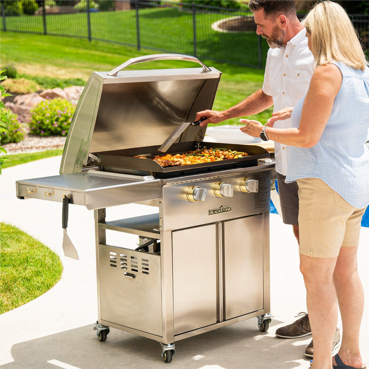 28" Griddle with Cabinet