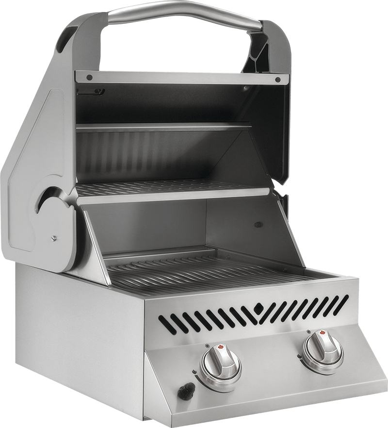 Built-in SIZZLE ZONE Two Infrared Burners , Stainless Steel , Natural Gas