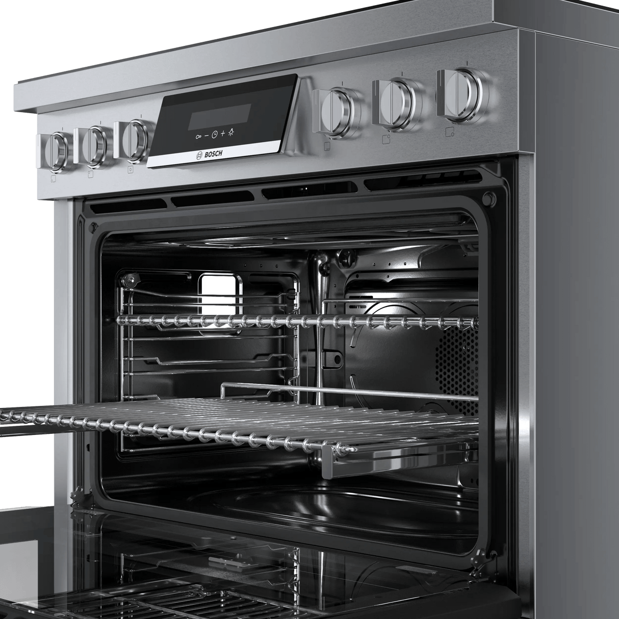 800 Series Induction freestanding range 36" Stainless Steel