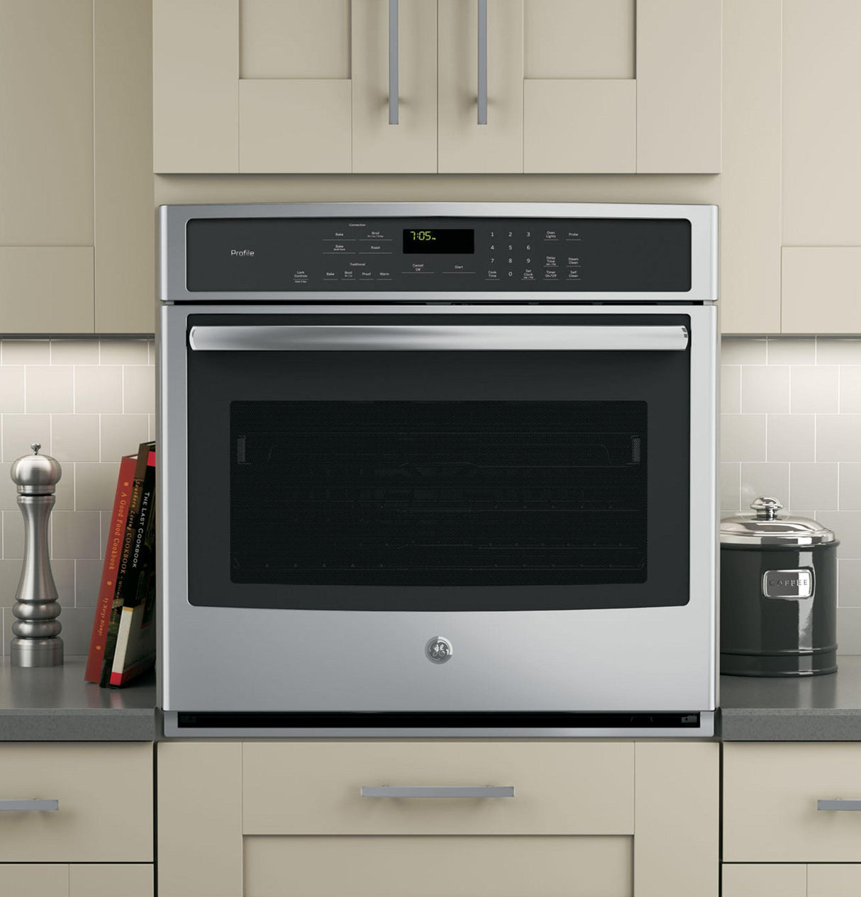 GE Profile™ Series 30" Built-In Single Convection Wall Oven