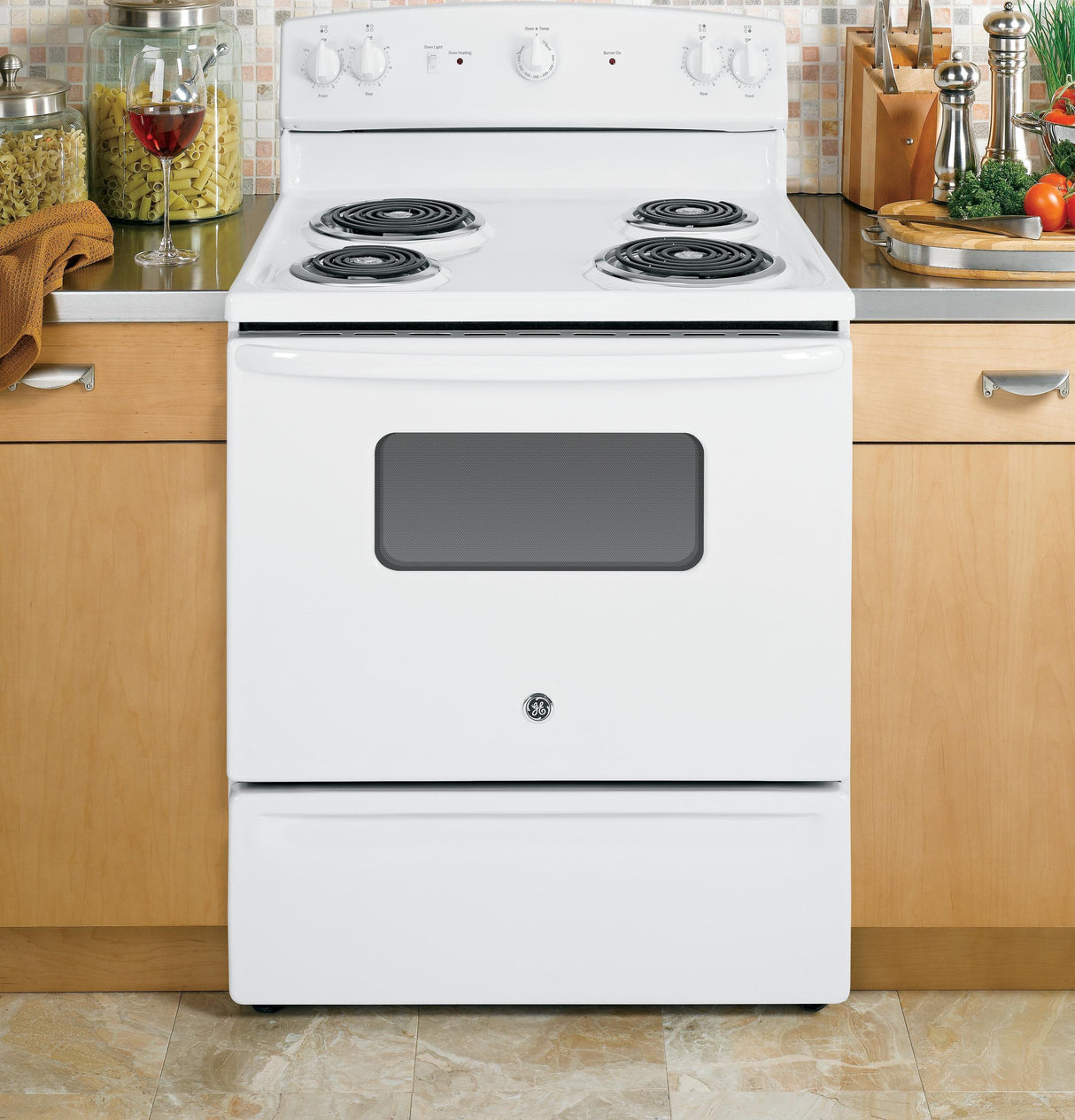 GE® 30" Free-Standing Electric Range