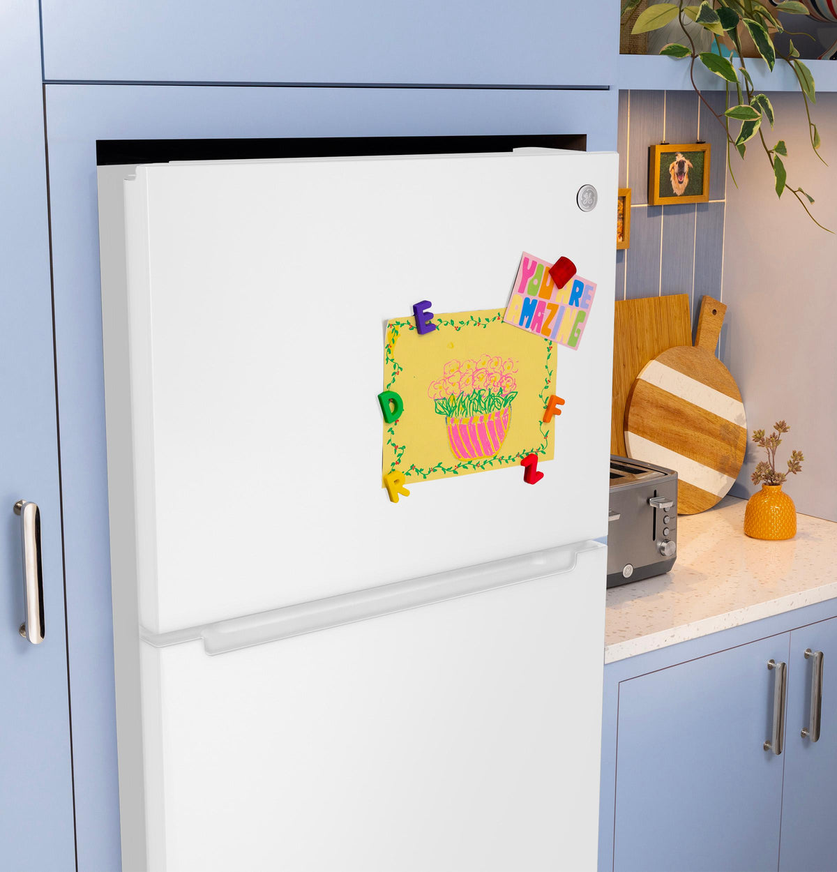 GE 19 Cu. Ft. Garage Ready Top-Freezer Refrigerator