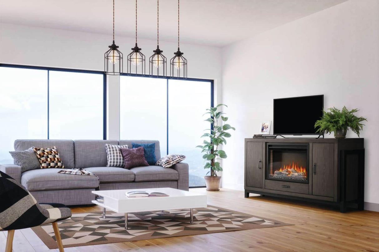 The Franklin Electric Fireplace Media Console