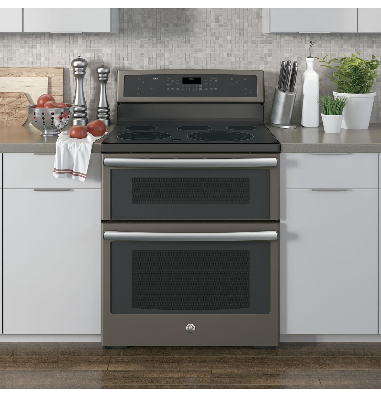 GE Profile™ 30" Free-Standing Electric Double Oven Convection Range