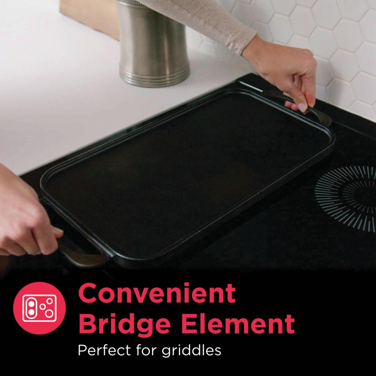 30" Front Control Induction Range with Convection Bake
