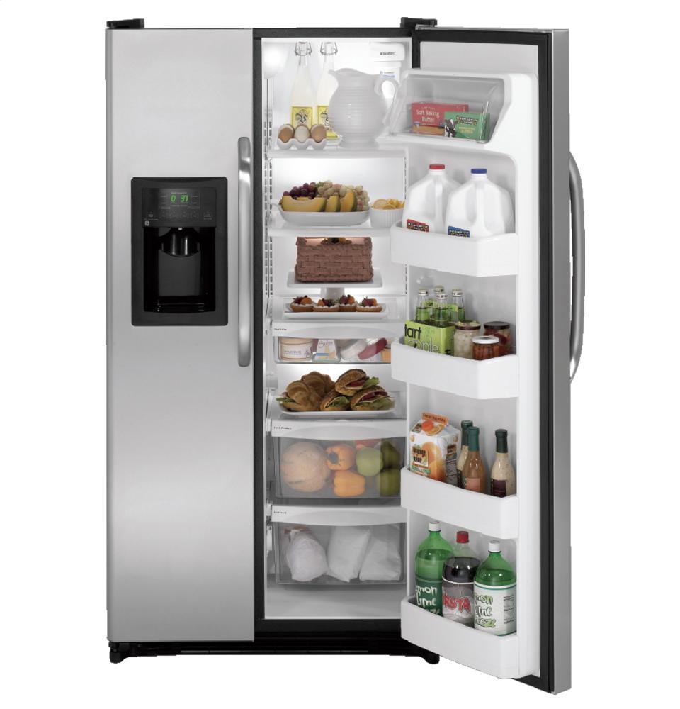 GE® 25.3 Cu. Ft. Side-By-Side Refrigerator