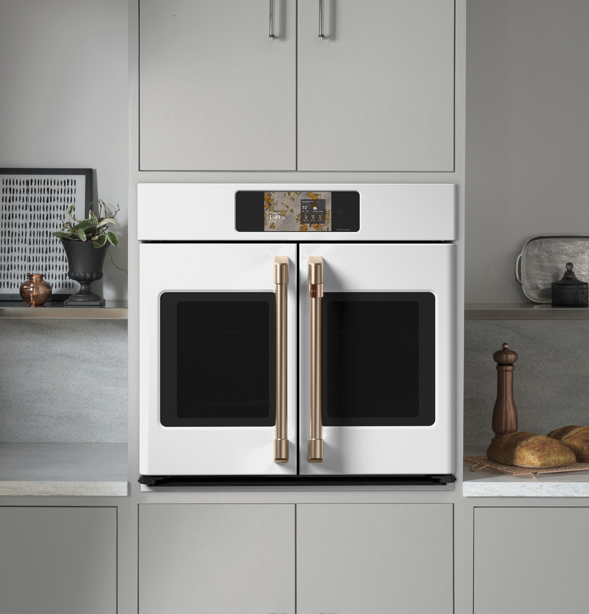 CAF(EBACK)™ Professional Series 30" Smart Built-In Convection French-Door Single Wall Oven