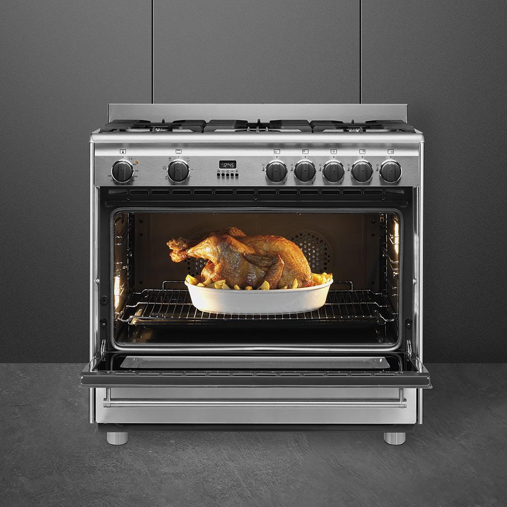 Free-Standing Dual Fuel Range, Approx 36", Stainless Steel