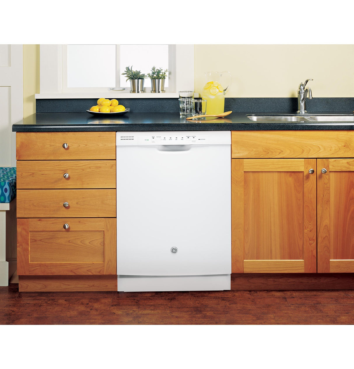 GE® Dishwasher with Front Controls