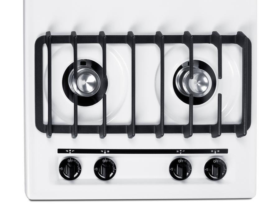 30" Wide 4-burner Gas Cooktop