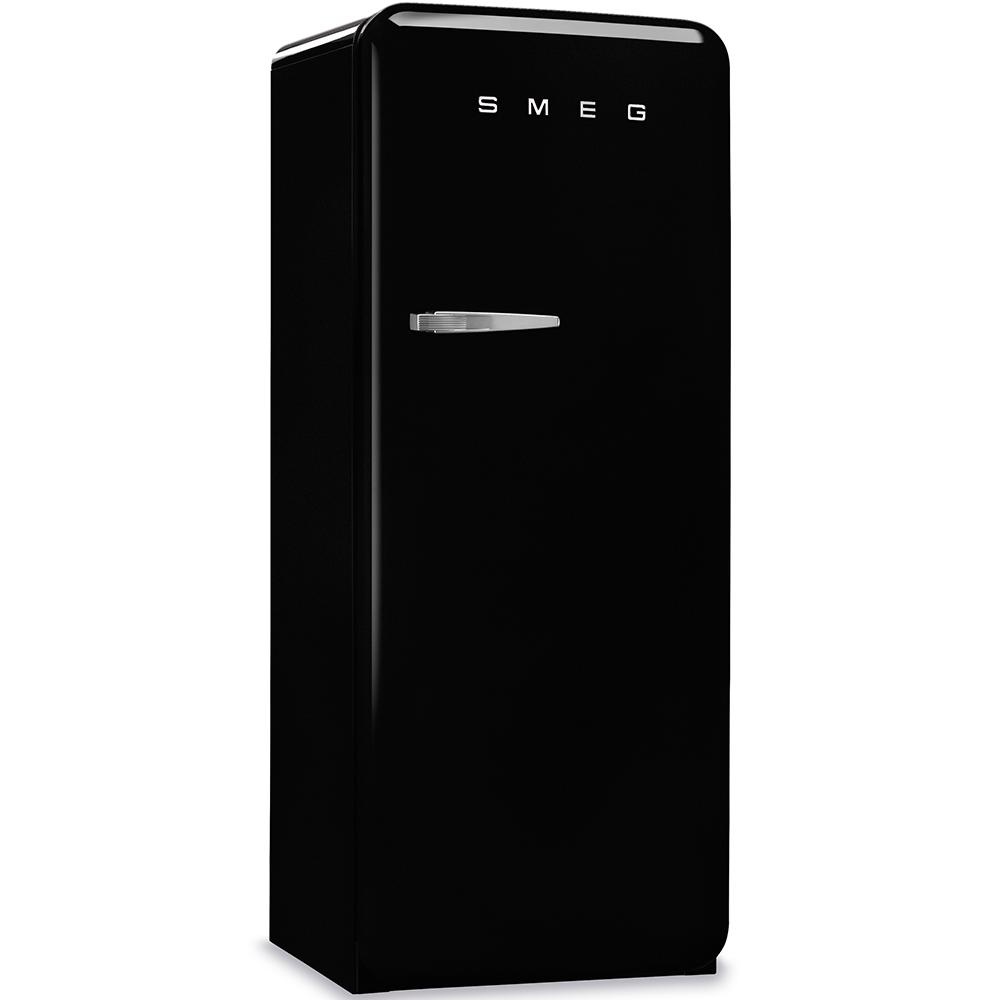 Approx 24" 50'S Style Refrigerator with ice compartment, Black, Right hand hinge