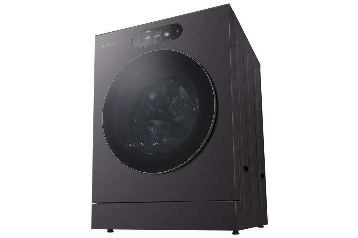 LG SIGNATURE 5.8 cu. ft. Mega Capacity Smart Front Load Washer with Built-In Intelligence, TurboWash® 360(degree), ezDispense® and Touch LCD Control