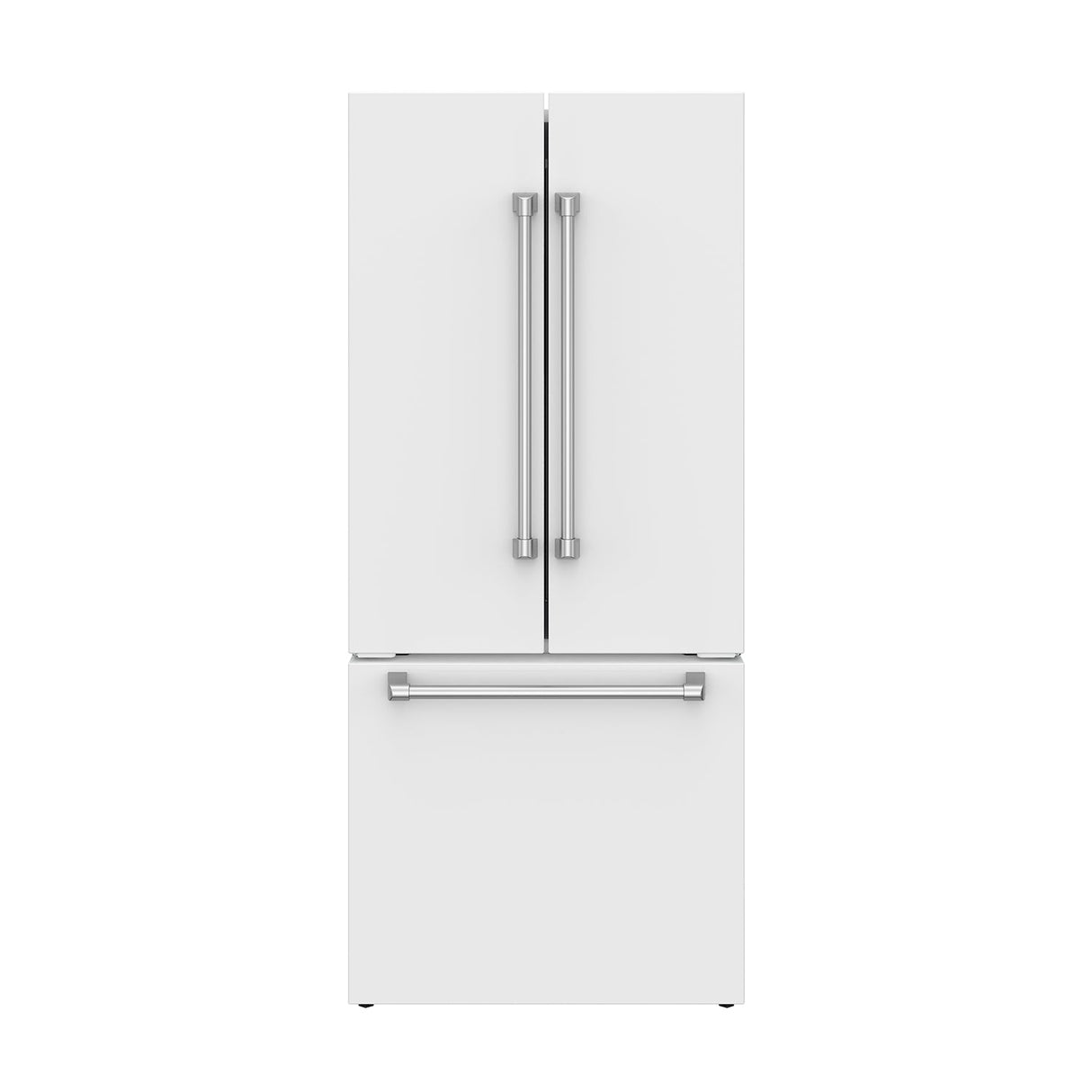 30 Inch Collection French Door Counter Depth Refrigerator With Ice Maker - White Gordon Ramsay Series