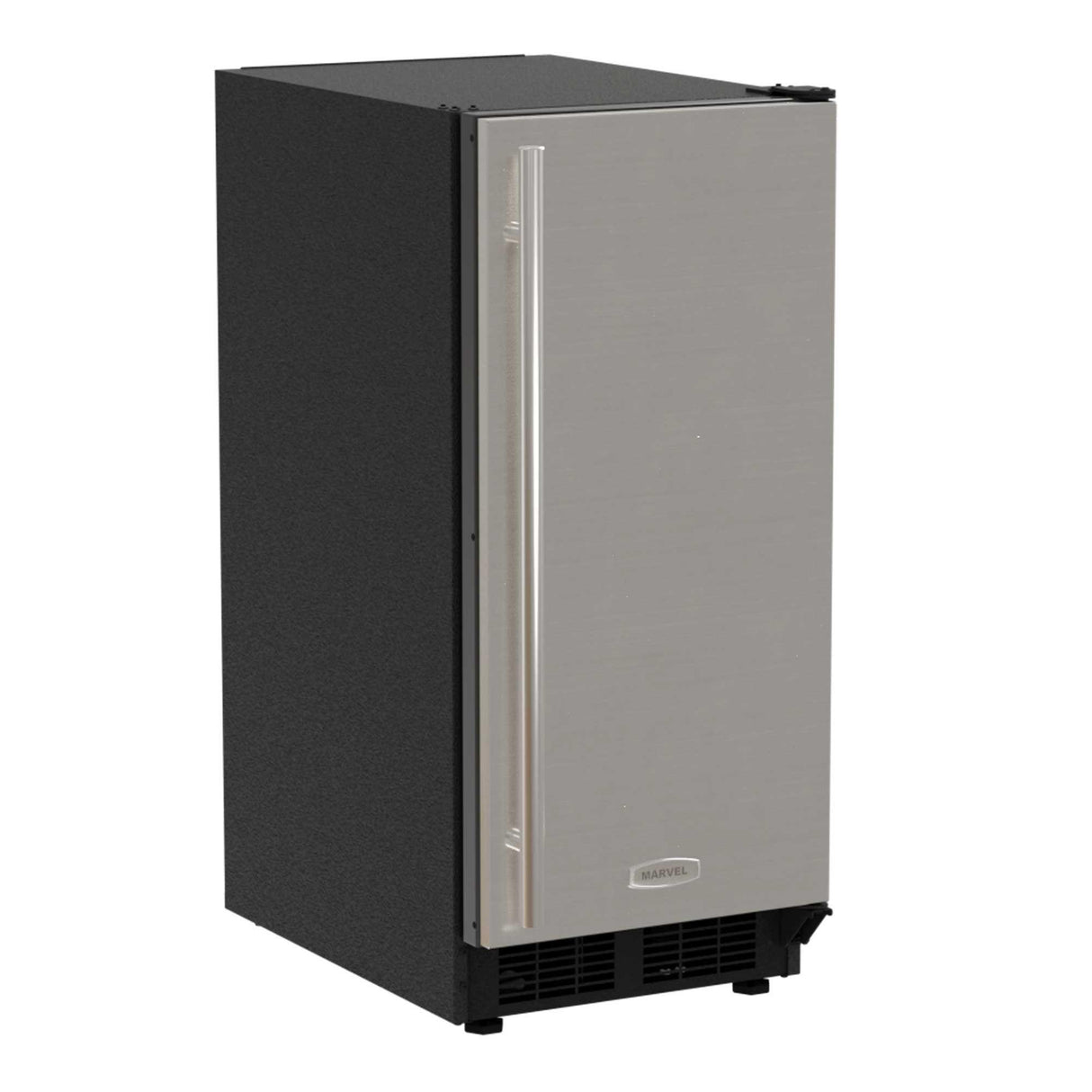 15-In Built-In Crescent Ice Maker with Door Style - Stainless Steel