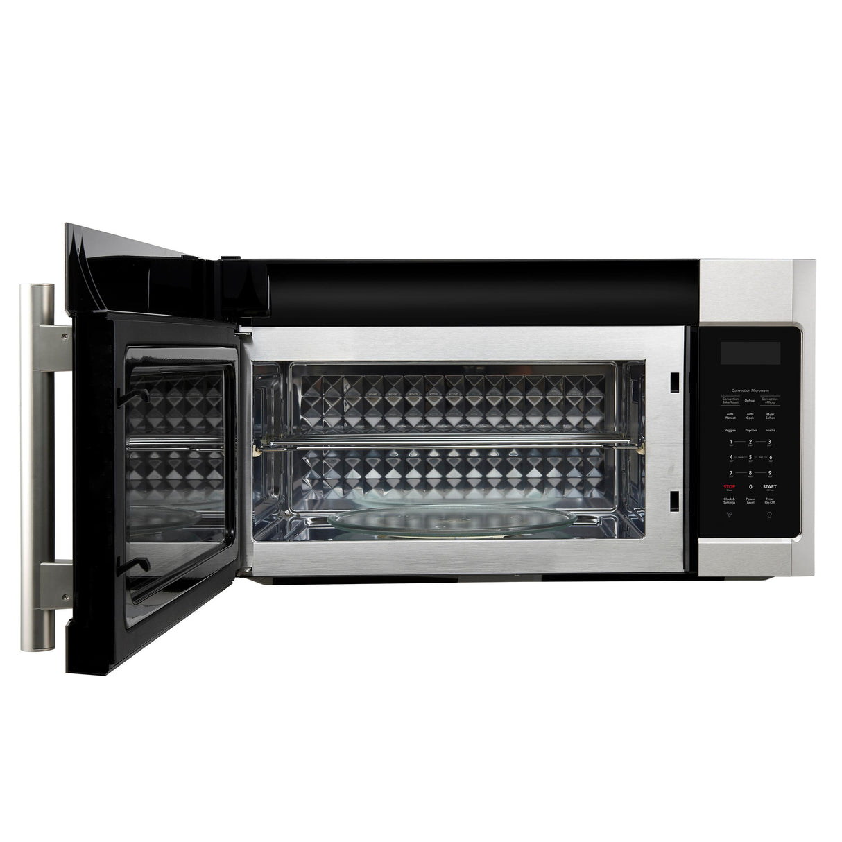 Forno Fornace 30-Inch Over the Range Convection Microwave, Stainless Steel - 1.5 cu.ft, 300 CFM Vent, Touch Control, LED Light