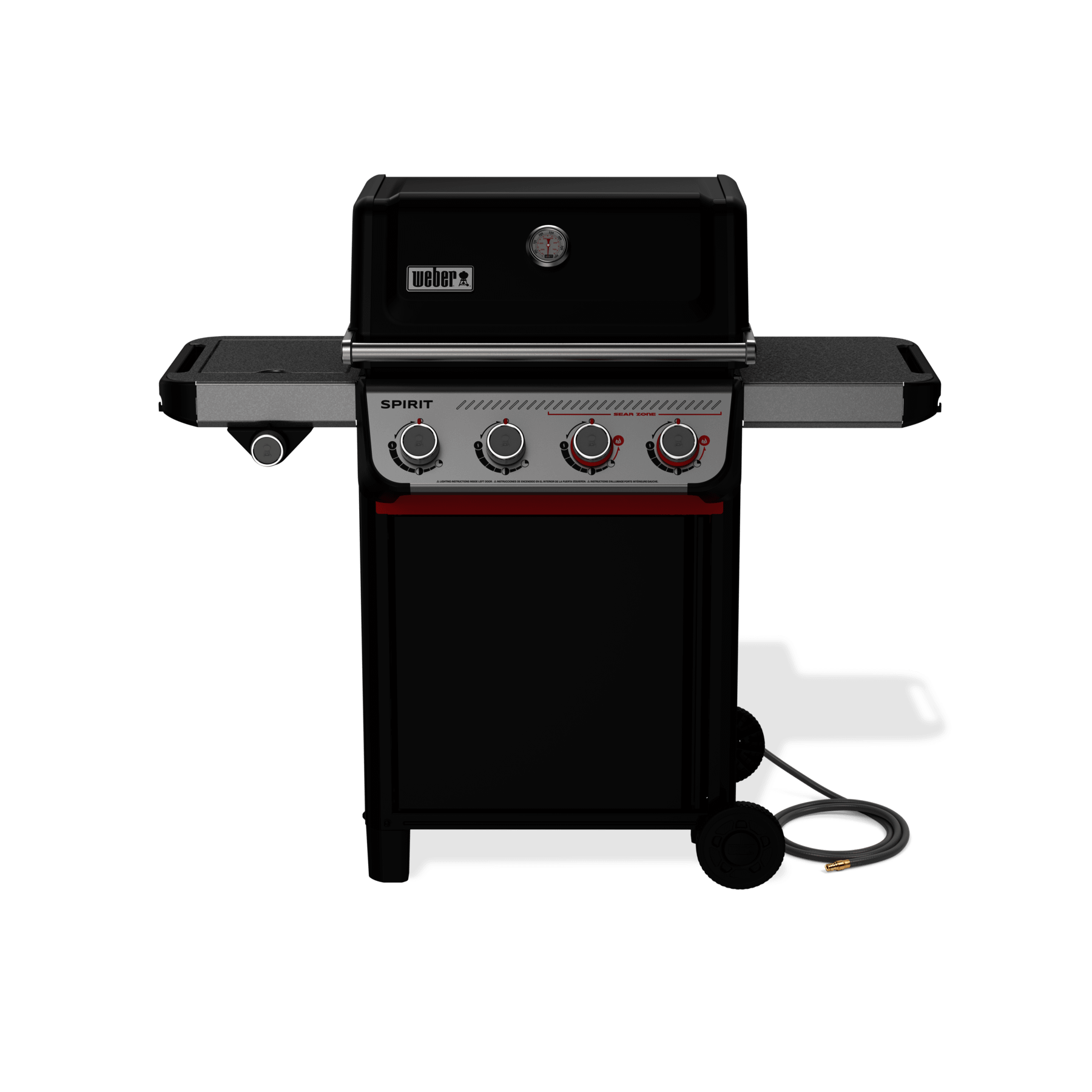 Spirit® E-435 Gas Grill (Natural Gas) - Black