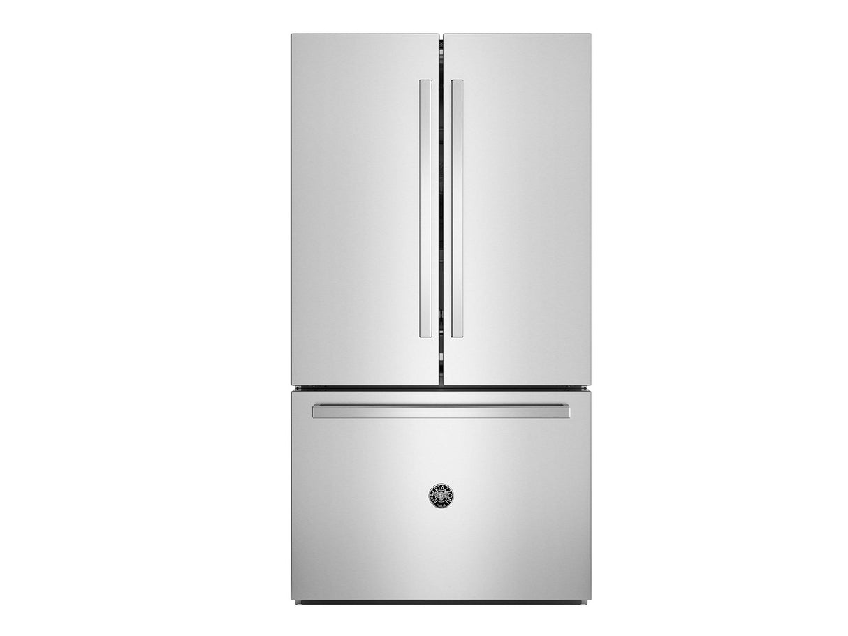 Bertazzoni Professional Series 36 in. 26.2 Cu. Ft. Stainless Steel Counter Depth French Door Refrigerator