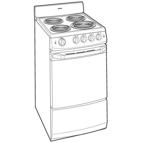 Hotpoint® 20" Electric Free-Standing Range