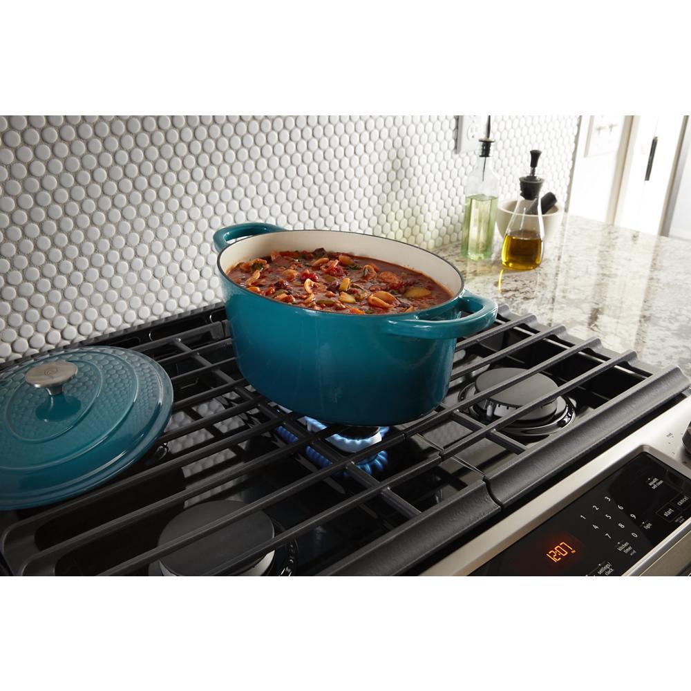 30-INCH WIDE SLIDE-IN GAS RANGE WITH TRUE CONVECTION AND FIT SYSTEM - 5.8 CU. FT.