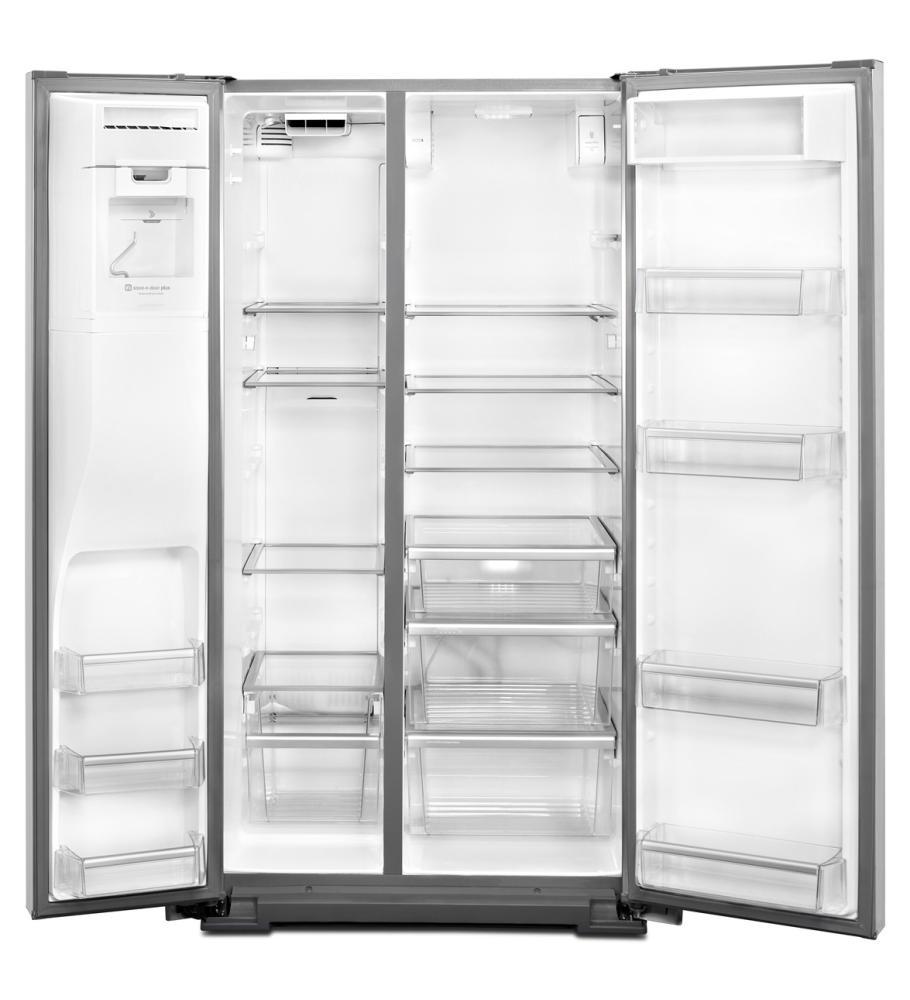 27 cu. ft. Side-by-Side Refrigerator with a 10-year limited parts compressor warranty