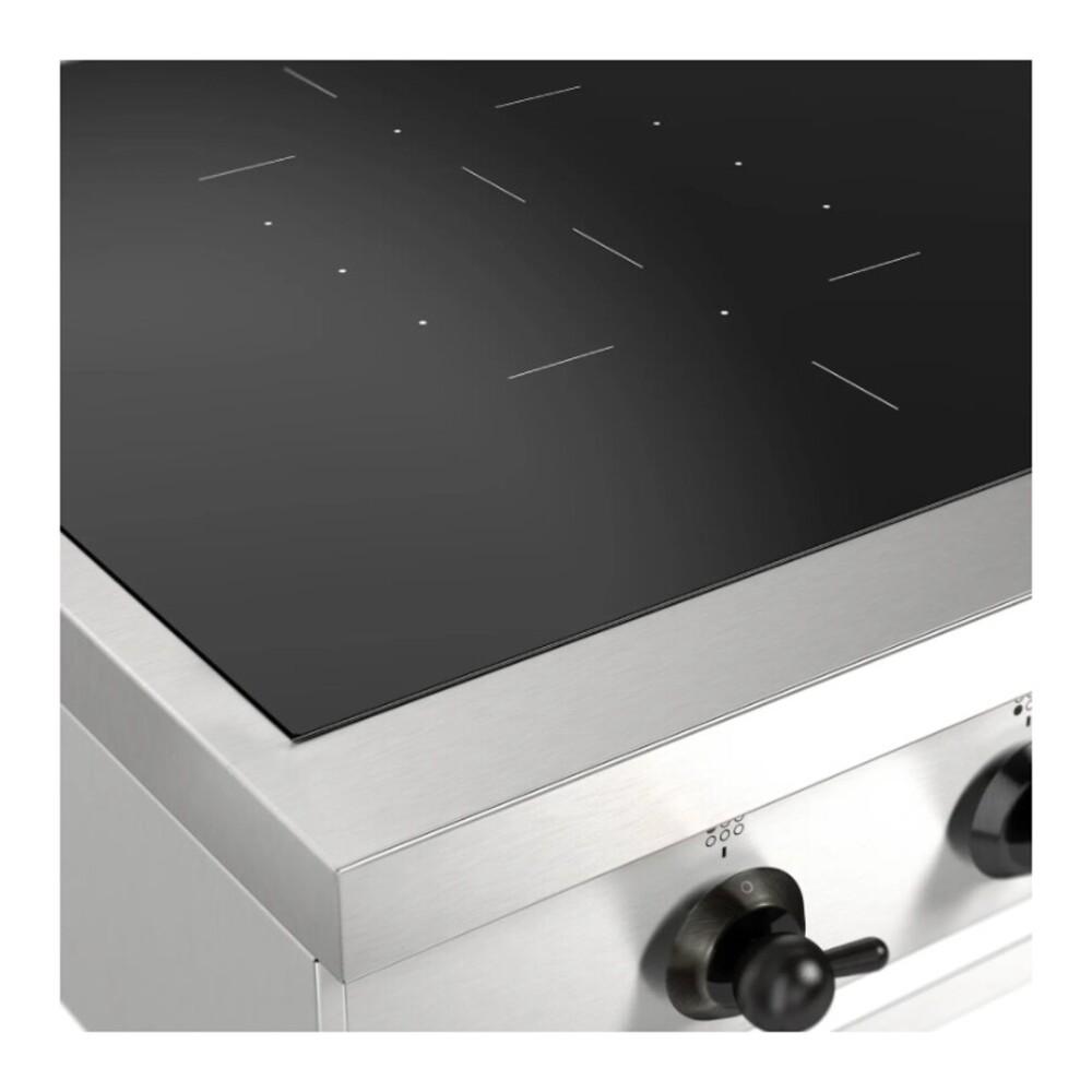ILVE UHCPI486NSSB Nostalgie II 48 inch Built-In Induction Rangetop with 6 Elements, Stainless Steel (Burnished)