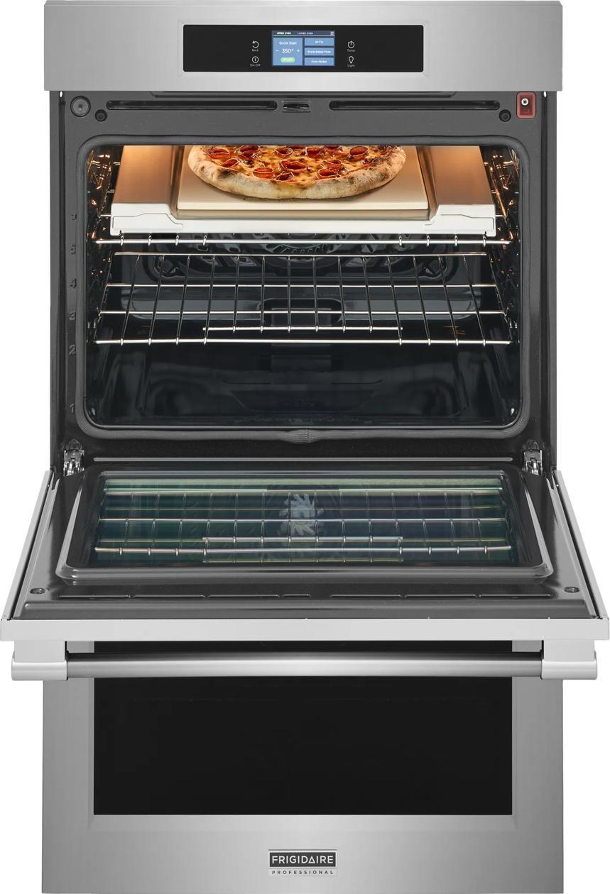 30" Double Wall Oven with Stone-Baked Pizza Mode