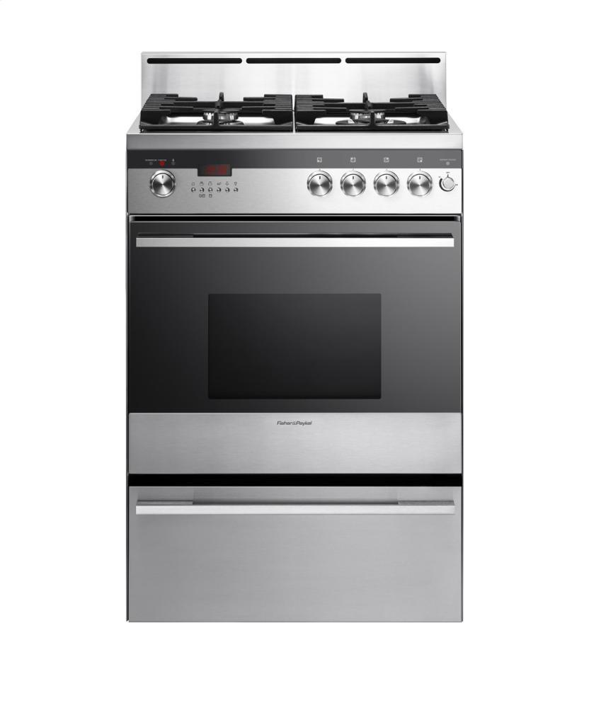 Freestanding Dual Fuel Range, 24", Self Cleaning