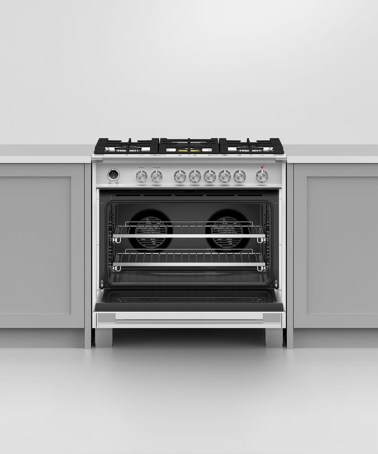 36" Series 9 Classic 5 Burner Dual Fuel Self-Cleaning Range