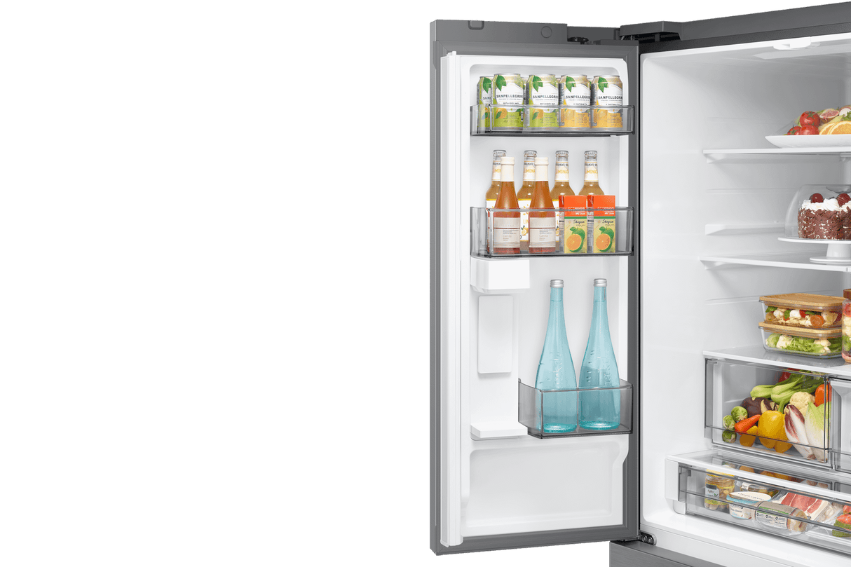 Bespoke AI 3-Door French Door Zero Clearance Fit In-Door Tall Dispenser 30 cu.ft.