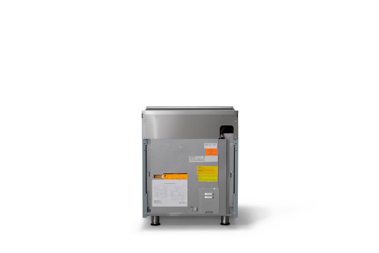 30"W. Electric Range (Finish: November Sky, Trim: Polished Chrome)