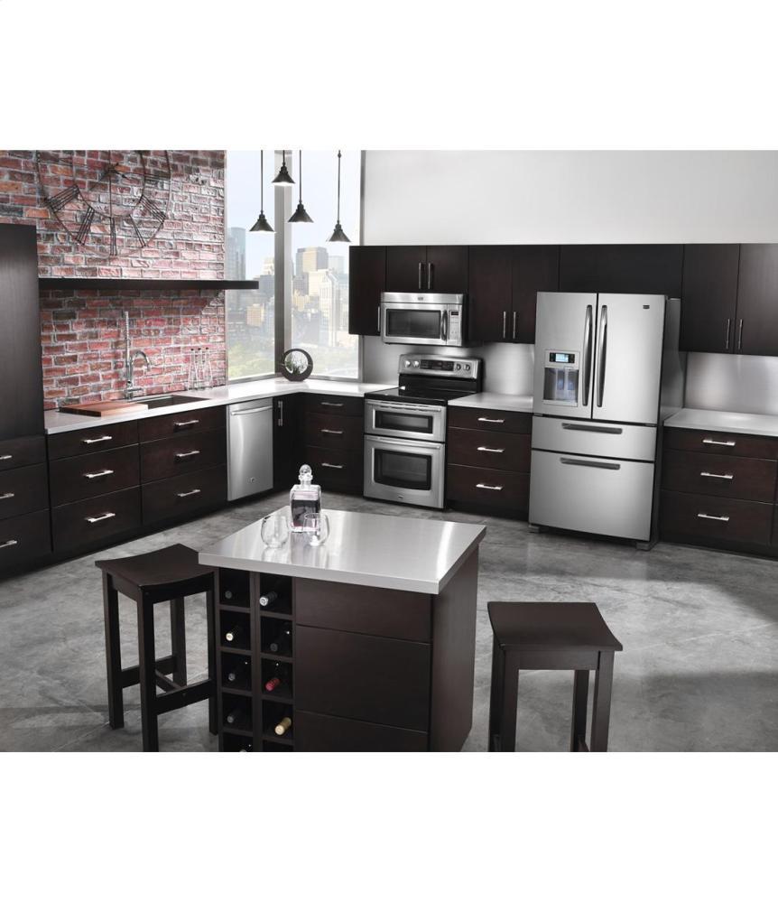6.7 cu. ft. capacity double oven electric range with Dual-Choice element