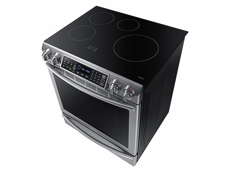 5.8 cu ft. Smart Slide-in Induction Range with Virtual Flame™ in Stainless Steel