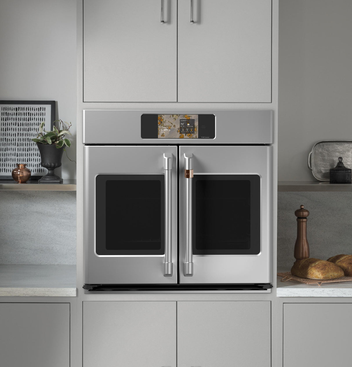 CAF(EBACK)™ Professional Series 30" Smart Built-In Convection French-Door Single Wall Oven
