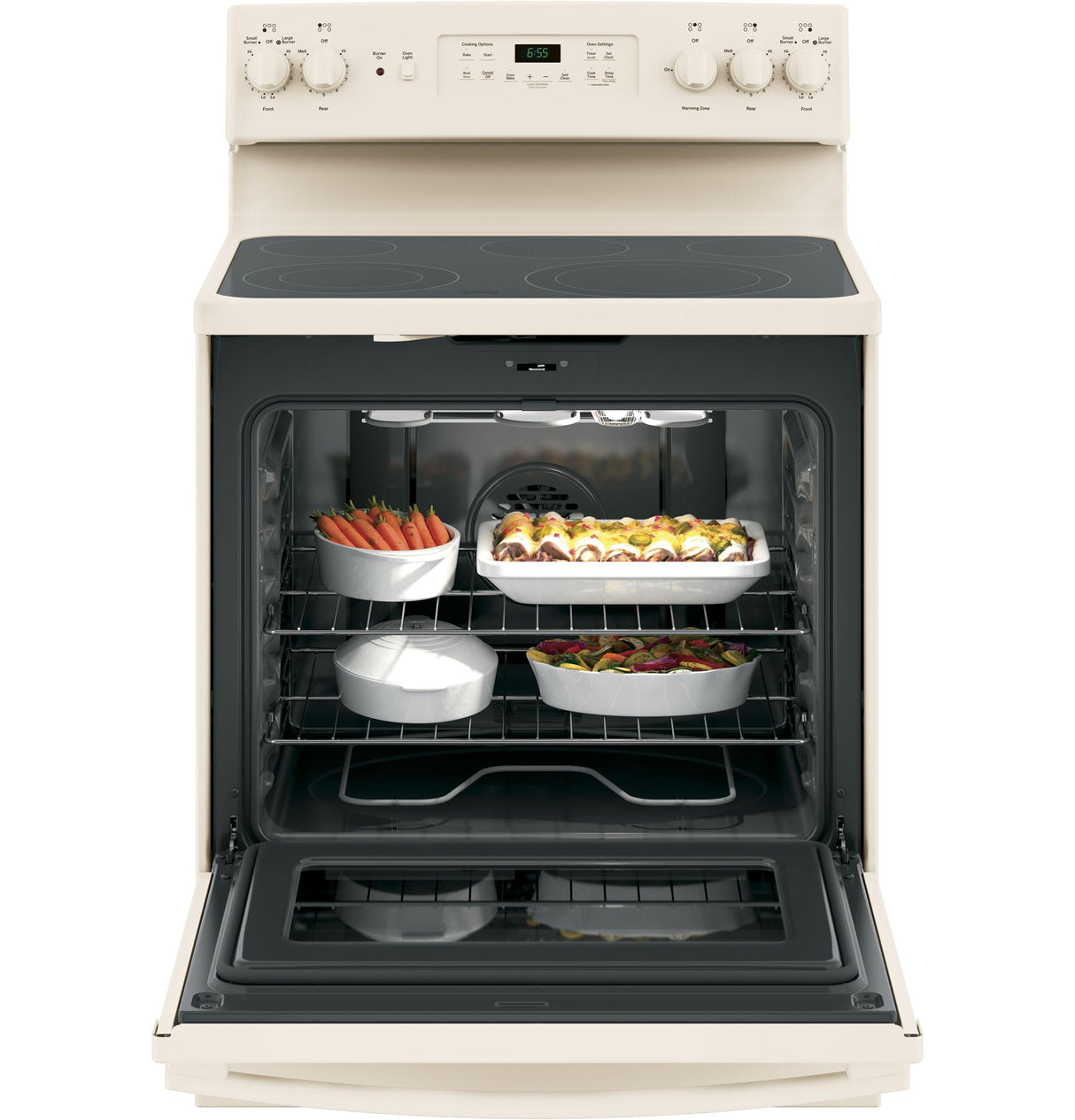 GE® 30" Free-Standing Electric Convection Range