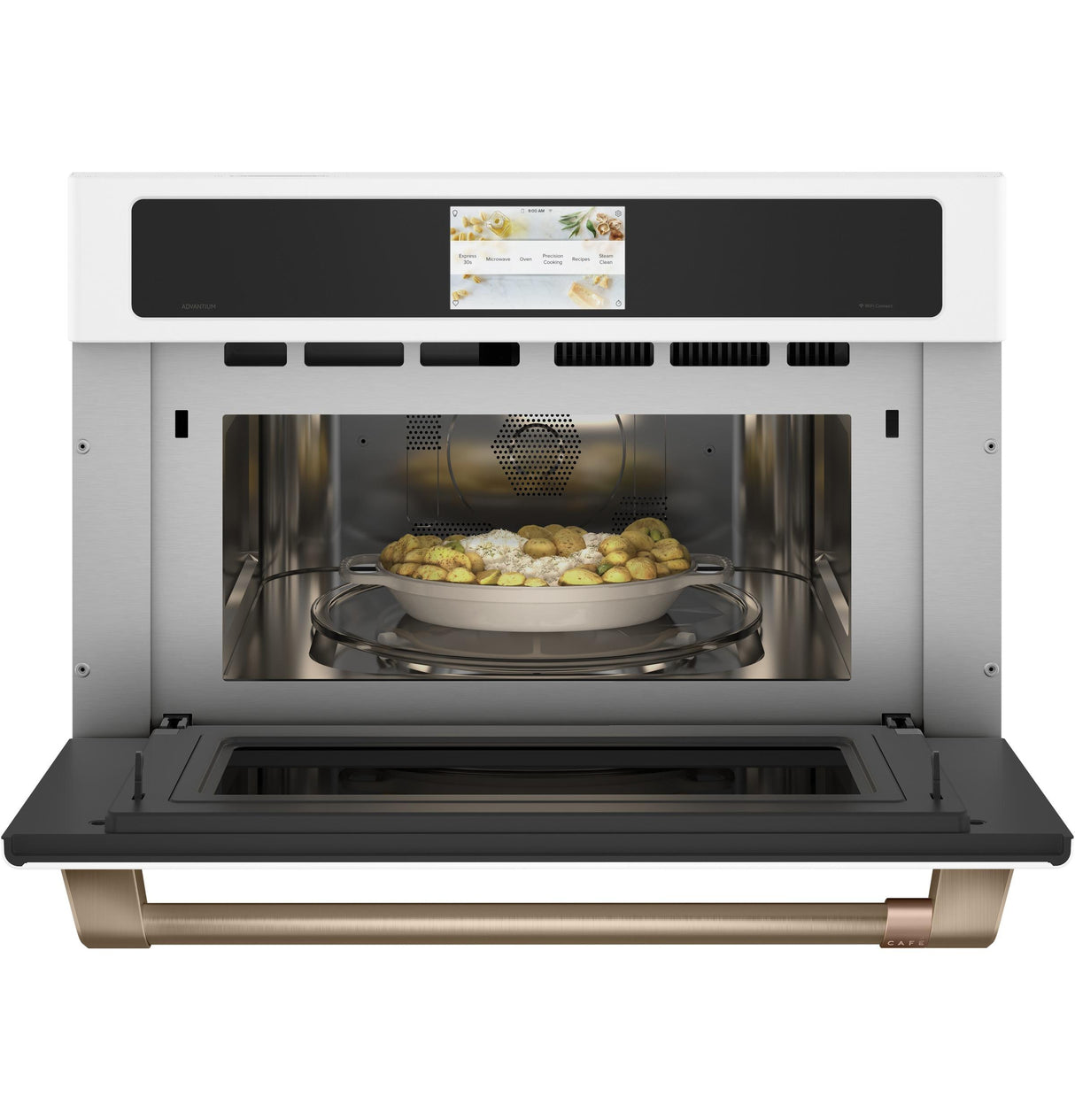 CAF(EBACK)™ 30" Smart Five in One Wall Oven with 240V Advantium® Technology