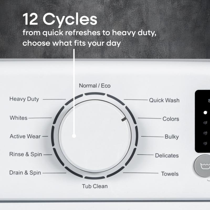 Element 3.9 cu. ft. Top Load Washer with Agitator - White (ENTW3925EW)