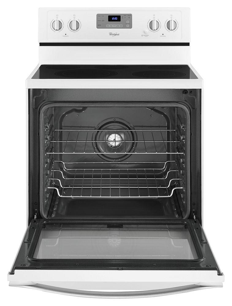 6.4 Cu. Ft. Freestanding Electric Range with AquaLift® Self-Cleaning Technology