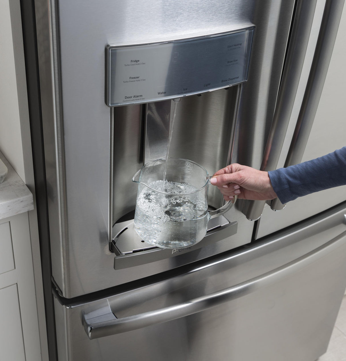 GE Profile™ Series ENERGY STAR® 27.8 Cu. Ft. French-Door Refrigerator with Keurig® K-Cup® Brewing System