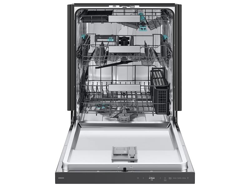 38 dBA Bespoke Auto Open Door Dishwasher with 3rd Rack Washing System in Fingerprint Resistant Stainless Steel