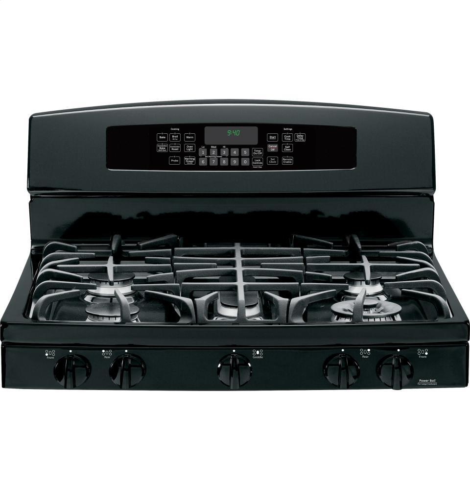 GE Profile Series 30" Dual-Fuel Free-Standing Range with Warming Drawer