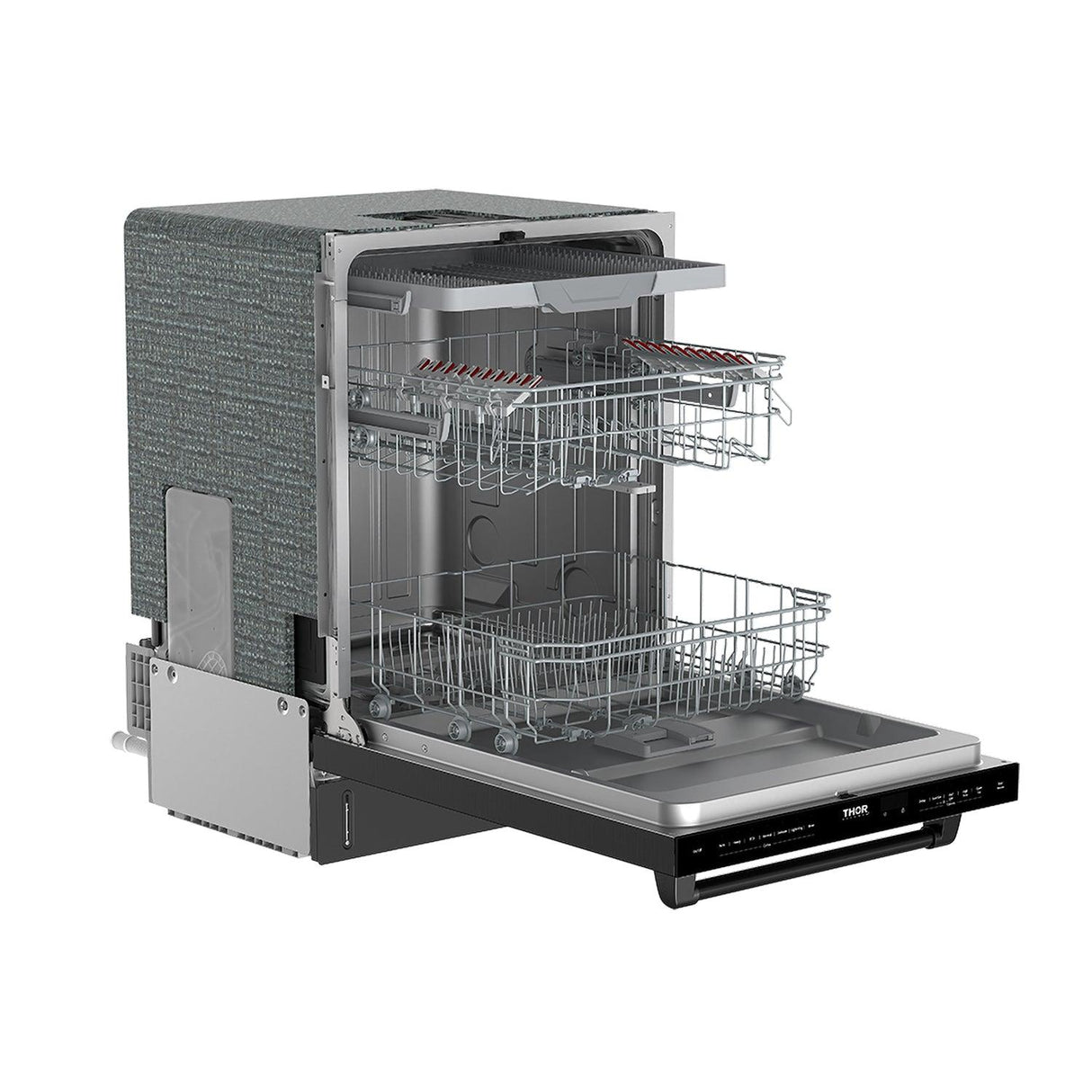 24 Inch Top Control Built-in Dishwasher In Black