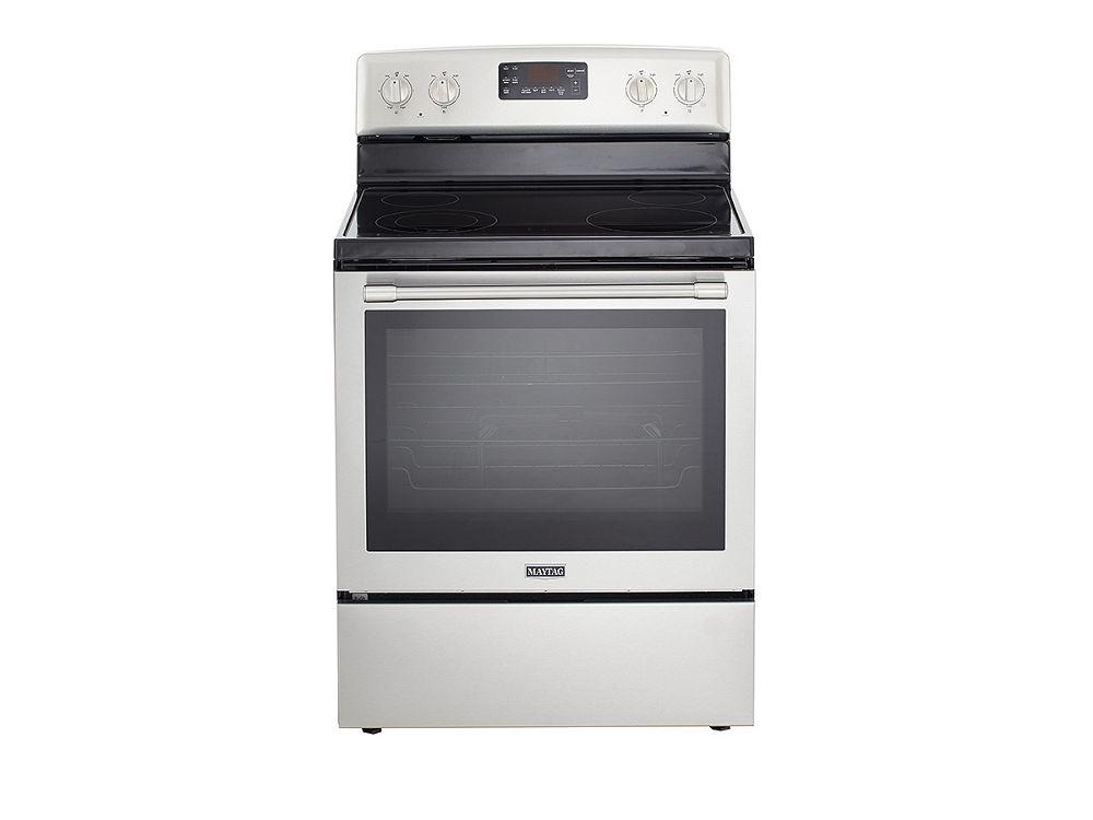 30-Inch Wide Electric Range with Fan Convection and Max Capacity Rack - 6.4 Cu. Ft.