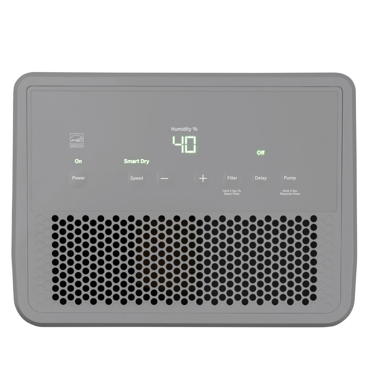 GE® ENERGY STAR® 50 Pint Portable Dehumidifier with Smart Dry for Wet Spaces