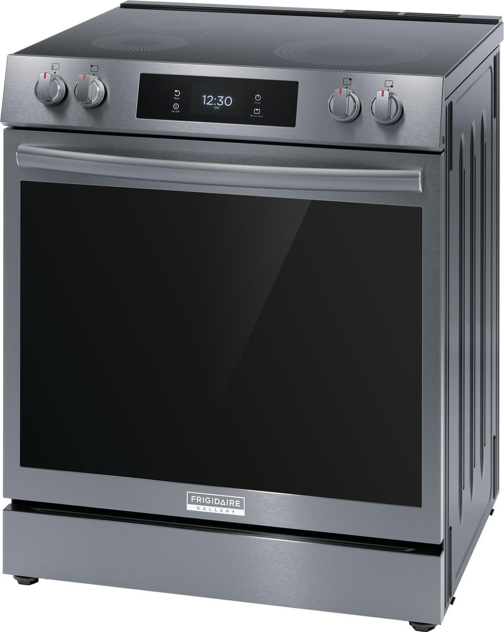 30" Front Control Electric Range with Total Convection