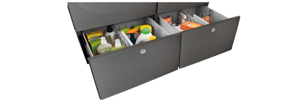 Luxury-Glide® Pedestal with Spacious Storage Drawer
