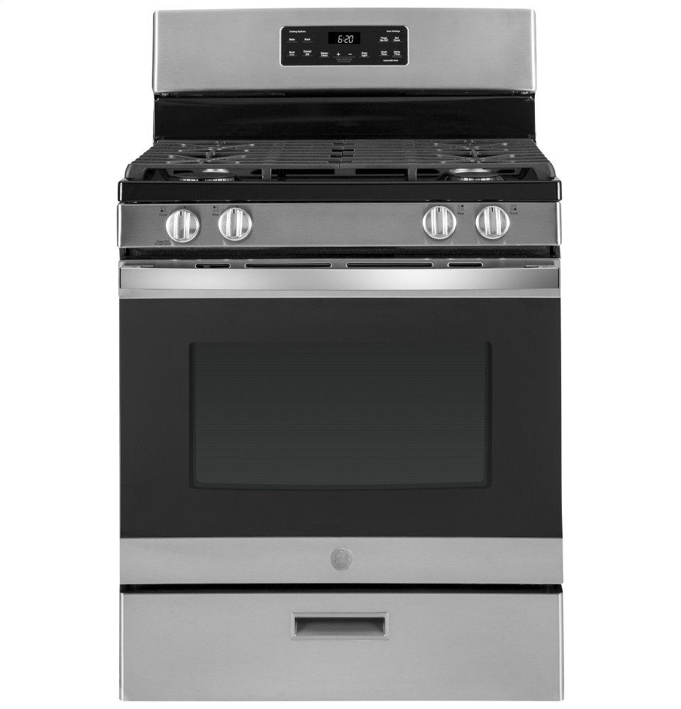 GE® 30" Free-Standing Gas Range