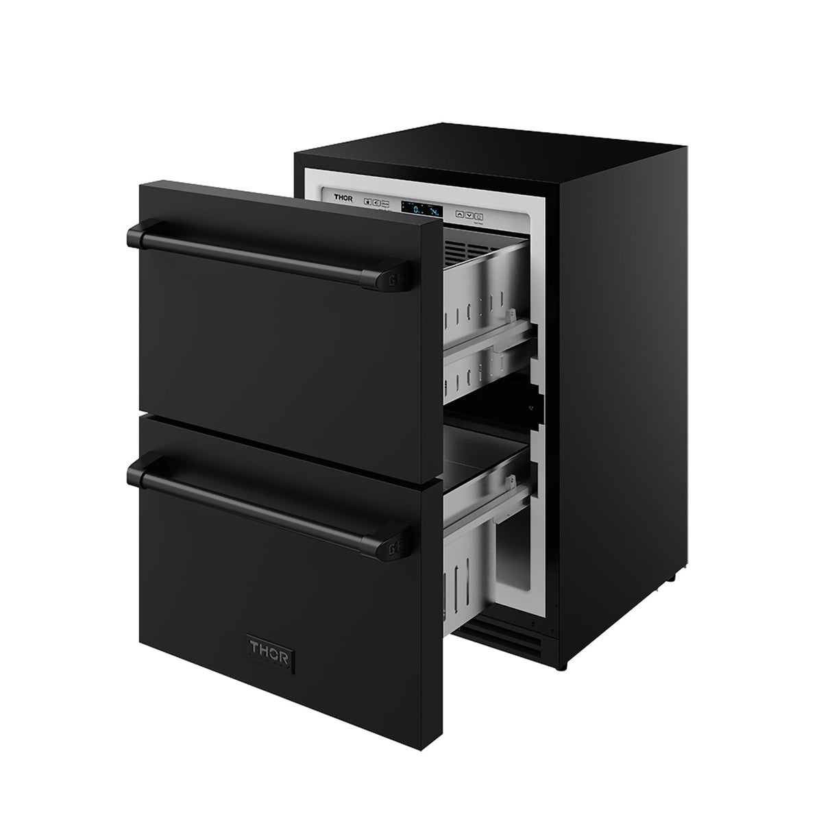 24 Inch Undercounter Built-in / Freestanding Drawer Freezer - Black Gordon Ramsay Series